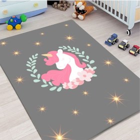 Resim Halıportalı Üç Boyutlu Kaymaz Taban Çocuk Odası Halısı I-B-453 