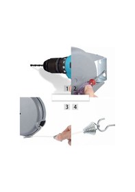 Resim Duvara Monte Tek Ipli Yeni Nesil Çek Bırak Portatif Katlanabilen Pratik Kolay Çamaşır Ipi 4.2mt - Antrasit Beyaz 