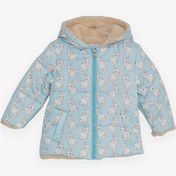 Resim Kız Bebek Mont Tavşancık Desenli Bebe Mavisi Soft (6 Ay-2 Yaş) Breeze