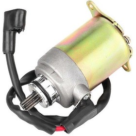 Resim Motosiklet Elektrikli Marş Motoru Takımı Gy6 125cc 150cc Scooter Motor Aksesuarları 