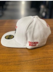 Resim Chicago Bulls Beyaz Renk Hip Hop Snapback Rapper Cap Şapka 