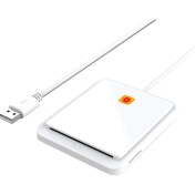 Resim Zsykd Rocketek CR317 USB 2.0 Sım / Id / Cac Akıllı Kart 2 Içinde 1 Kart Okuyucu (Yurt Dışından) 