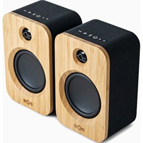 Resim Marley Duo Bluetooth Bookshelf Hoparlör Siyah Em-ja019-sb 