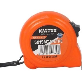 Resim Knitex Metre 5mt x 19MM Turuncu KTX1116 