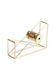 Resim Yaleker Metal Kaplama Gül Altın Renkli Şerit Kesici - Ofis Ve Çalışma Masası İçin Modern Aksesuar 