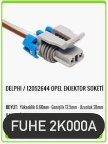 Resim fuhe Fhe 2k000a Delphı / 12052644 Opel Enjektor Soketi 