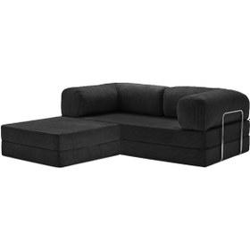 Resim MiniWood Legom Köşe Koltuk Takımı Sünger Yataklı Kanepe Dinlenme Koltuğu 