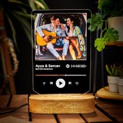 Resim Lovity™ Kişiye Özel Spotify Tasarımlı Led Lamba 