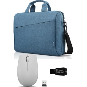 Resim Lenovo 300 Kablosuz Mouse + Lenovo T210 Notebook Çanta + Adata UV100 16GB Flash Bellek 