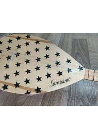 Resim Saz İsme Özel Kısa Sap Saz Bağlama Tam Set 