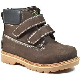 Resim Minno Kids Yağlı Deri Kahverengi Cırtlı Ortopedik Erkek Çocuk Bot (520273590) Kahverengi 