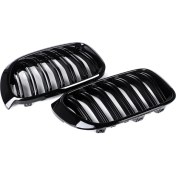 Resim Bmw x3 f25 böbrek ön panjur ızgara pianoblack mx3 2014+ 
