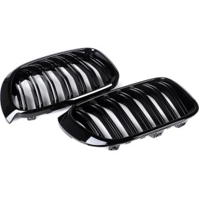Resim Bmw x3 f25 böbrek ön panjur ızgara pianoblack mx3 2014+ 