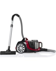 Resim Arnica Tesla Kırmızı Sessiz,Turbo Fırçalı, Toz Torbasız Elektrikli Süpürge 