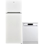 Resim VESTEL 2'li Beyaz Eşya Seti (NF52111 BUZDOLABI BM 4212 BULAŞIK) 