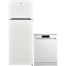 Resim VESTEL 2'li Beyaz Eşya Seti (NF52111 BUZDOLABI BM 4212 BULAŞIK) 