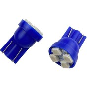 Resim Space Dekoratif Led Ampul T10 2x4 Smd Led Mavi 12v/laam117 2 12 