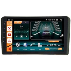 Resim Celali Tuning Audi A3 2007-2012 Android 12 Carplay Multimedya Ekran Oem - 2gb Ram 32gb Hdd 