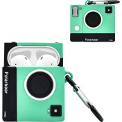 Resim Bipower Aırpods 1-2 Kılıf Fotoğraf Makinası Yeşil 