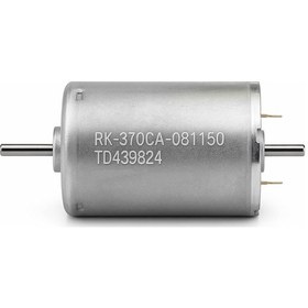 Resim Rk-370ca Dc Motor Dual Çift Milli Dc 24v 3500 Rpm Rc Uçak Rc Bot Oyuncak Araba Dıy 