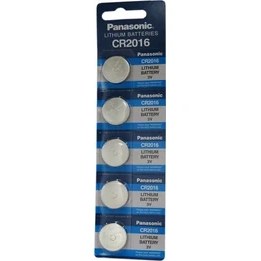 Resim Panasonıc Cr2016 3V Pil 5'li Blister 