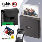 Resim Instax Wide Link Gri Akıllı Yazıcı ve Çantalı Hediye Seti 4 