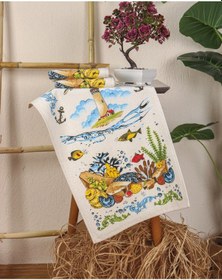 Resim En Güzel Mutfak Havlusu Modeli 2'li Atlantis 