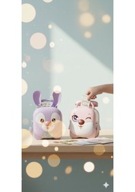 Resim Çocuklar İçin Sevimli Tavşan Figürlü Kilitli Kumbara Metal Tasarruf Dekoratif Hediyelik Kumbara M -p Çok Renkli 