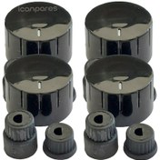 Resim Universal Ankastre Set Üstü Ve Ocak 4 Lü Düğme Takımı - 531348087 