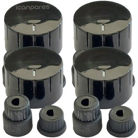 Resim Universal Ankastre Set Üstü Ve Ocak 4 Lü Düğme Takımı - 531348087 