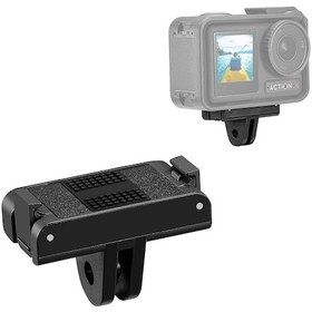Resim Djı Osmo Action 5 Pro / 4 / 3 Puluz Manyetik Hızlı Çıkarma Taban Genişletme Montajı Siyah 