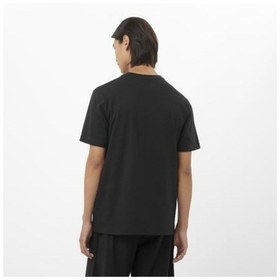 Resim Salomon Logo Tee M Deep Black// Erk T-shırt Lc2526200 Siyah 