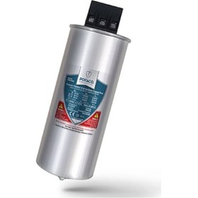 Resim Pofaco 15 Kvar 400v Trifaze Silindir Kondansatör 