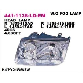 Resim Depo-4411138Lldem Sol Far Elektrikli Volkswagen Bora 99-05 514566333 