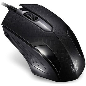 Resim Rogfer Chasing Leopard 129 Usb Evrensel Kablolu Optik Oyun Faresi, Sayaç Ağırlığı, Uzunluk: 1.3m Siyah Diğer - Black Diğer 