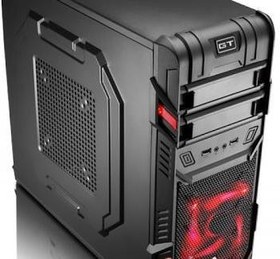 Resim Aerocool Gt Black Advanced Edition 2X Usb, 2X12Cm Fanlı,Mid-Tower Siyah Kasa 