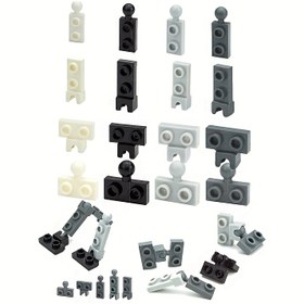 Resim 30 Adet Küçük Parça Bloklar 14419, 2289014418, 14704, 1x2 Plaka ve Top Mafsalı Eğitim Aksesuarlı Gevşek MOC Küçük Parça Blokları 