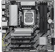 Resim GIGABYTE B860M DS3H WIFI6E LGA1851 DDR5 7200MHz(OC) PCIe 5.0 M.2 WiFi 6E Gigabit LAN mATX Anakart 