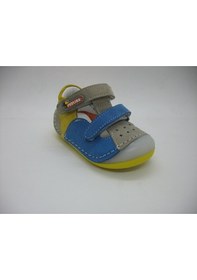 Resim Angelokids Perlina 01102 Doğal Deri Ortopedik Ilk Adım Ayakkabısı 18-21 (422289230) Mavi 