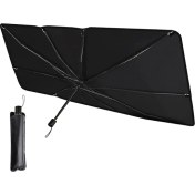 Resim Ön Cam Güneşlik Şemsiye - Tüm Arabalarla Uyumlu Boyut, Uv Güneş Işığı Tam Yansıtma Kapasitesi, Pratik Kullanım, Kılıflı Şık Tasarım, Araç Içi Katlanabilir Yüksek Yalıtımlı Güneşlik Şemsiye 