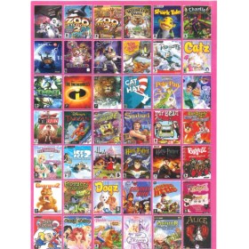 Resim Tigdes 42 Adet Çocuk Oyunları Pc Seti | Flash Bellekli Kurulum | Windows Uyumlu Özel Set 