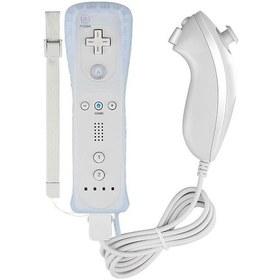Resim Cbtx 8511 İçin Wii U Gecikme Yok Kablosuz Bağlantı Sağ Ve Sol Oyun Tutamağı Denetleyicisi Gamepad Beyaz 