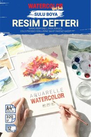 Resim TUĞSET Aquarelle Watercolor Suluboya Resim Defteri 320gr (Akrilik,Guaj,Karakalem,Sketch,Marker Uyumlu 