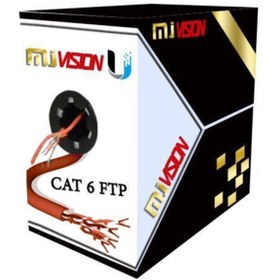 Resim MJ VİSİON Cat6 Ftp 23 Awg 305 Mt Network Kablosu 