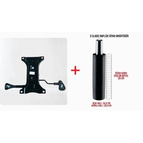 Resim Cemre Ticaret Çift Kollu Mekanizma+100'lük Siyah Amortisör 