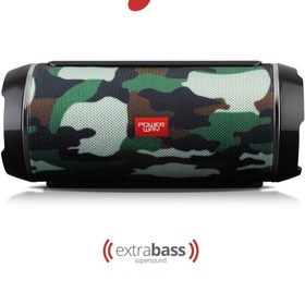 Resim Powerway Wrx05 90 Db Sd Kart Aux Usb Girişli Kamuflaj Bluetooth Speaker Hoparlör Ses Bombası Fm Radyo 