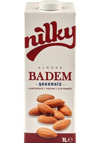Resim Nilky Şekersiz Badem Sütü 1 L 