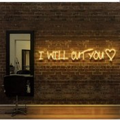 Resim Twins Led I Will Cut You Yazılı Neon Tabela Günışığı Model:model:31453366 Gün Işığı 