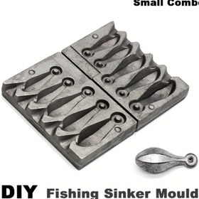 Resim Balıkçılık Snapper Platin Kalıbı ADSNSM / Küçük Combo Snapper Platin 28g 56g 84g 5 Kavite Balıkçılık Aksesuarları 