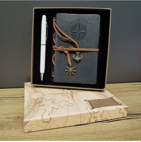 Resim Defter Ve Kalem Kutulu Set Gri 